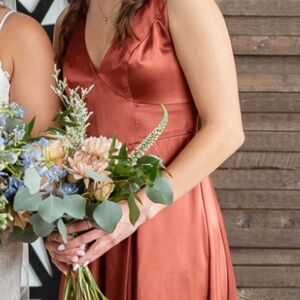 Used and dry cleaned bridesmaid dress